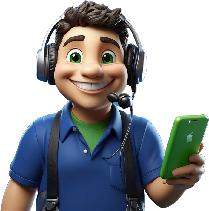 Técnico especialista da Livenet pronto para atender